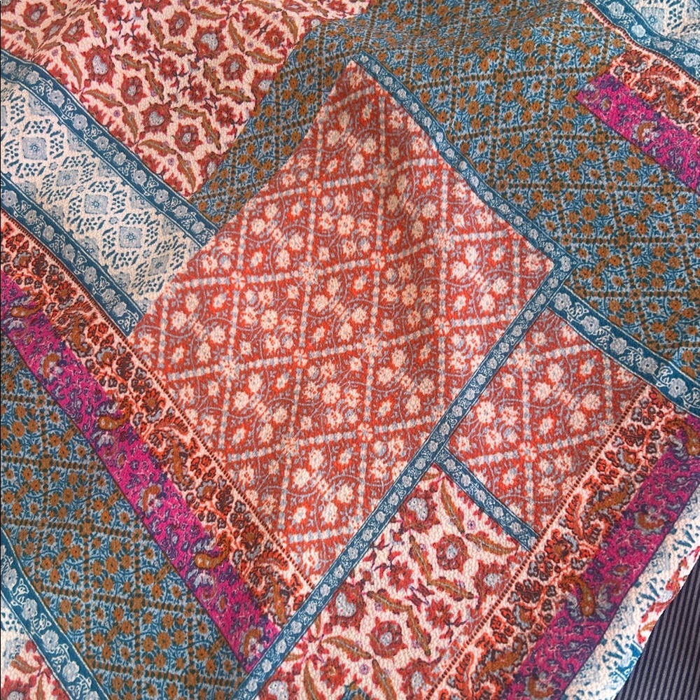 Rose & Olive Multicolor Patchwork Boho Pants - image 5